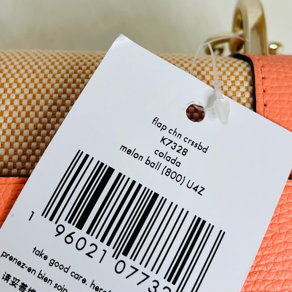 NWT Kate Spade Melon Remi Flap Chain Pineapple crossbody Bag Shoulder Bag - Picture 12 of 15
